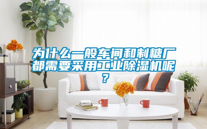 為什么一般車間和制糖廠都需要采用工業除濕機呢?