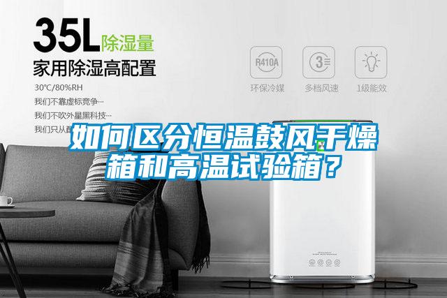 如何區(qū)分恒溫鼓風(fēng)干燥箱和高溫試驗箱?