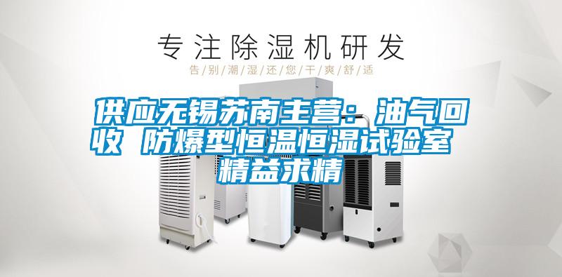 供應無錫蘇南主營:油氣回收 防爆型恒溫恒濕試驗室 精益求精