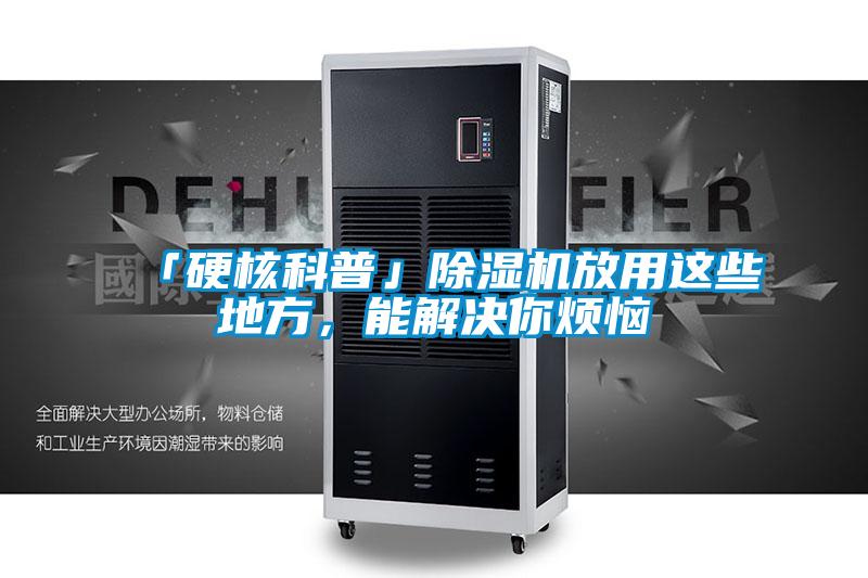 「硬核科普」除濕機放用這些地方，能解決你煩惱