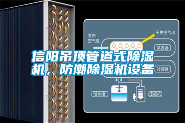 信陽吊頂管道式除濕機，防潮除濕機設備