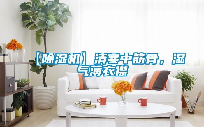 【除濕機(jī)】清寒中筋骨,濕氣薄衣襟
