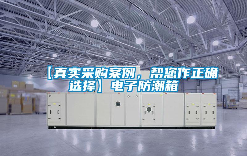 【真實采購案例，幫您作正確選擇】電子防潮箱