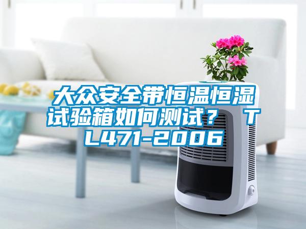 大眾安全帶恒溫恒濕試驗(yàn)箱如何測試？ TL471-2006