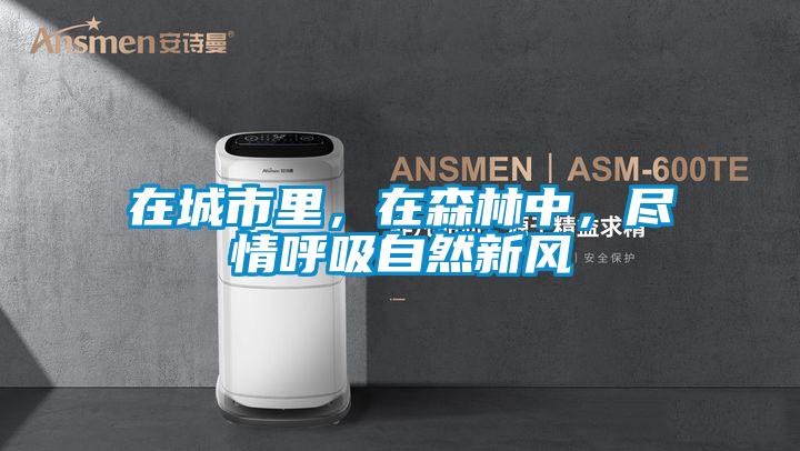 在城市里，在森林中，盡情呼吸自然新風