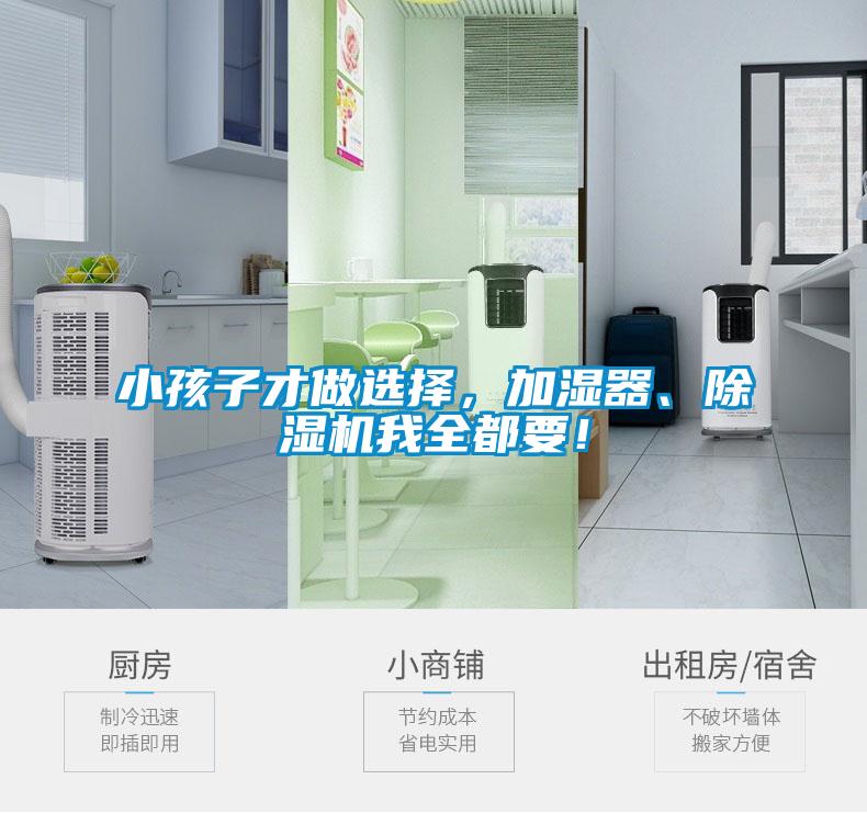 小孩子才做選擇,加濕器、除濕機我全都要!