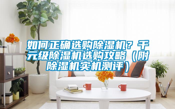 如何正確選購除濕機?千元級除濕機選購攻略(附除濕機實機測評)