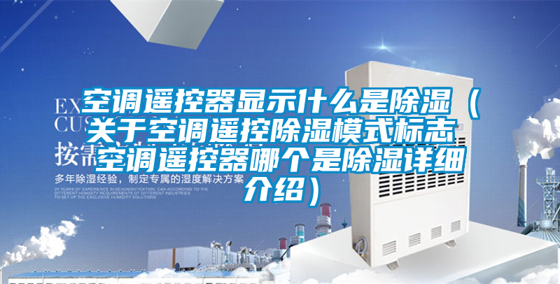 空調遙控器顯示什么是除濕(關于空調遙控除濕模式標志 空調遙控器哪個是除濕詳細介紹)