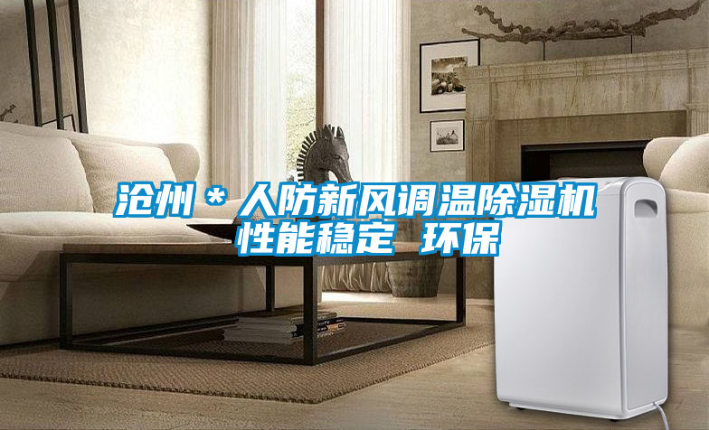 滄州*人防新風調溫除濕機 性能穩定 環保