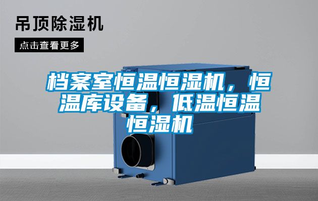 檔案室恒溫恒濕機(jī),恒溫庫(kù)設(shè)備,低溫恒溫恒濕機(jī)