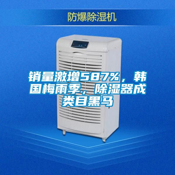 銷量激增587%,韓國梅雨季,除濕器成類目黑馬