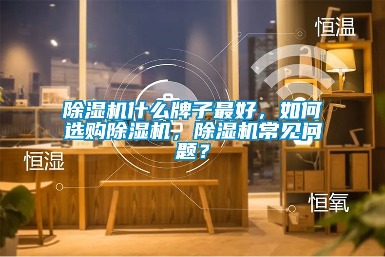 除濕機什么牌子最好，如何選購除濕機，除濕機常見問題？