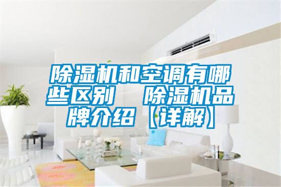 除濕機(jī)和空調(diào)有哪些區(qū)別 除濕機(jī)品牌介紹【詳解】