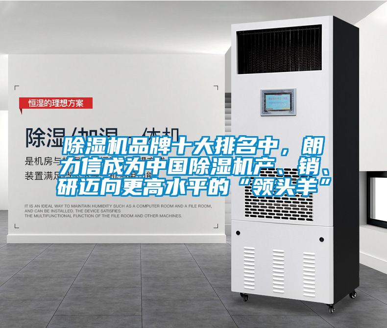 除濕機品牌十大排名中,朗力信成為中國除濕機產、銷、研邁向更高水平的“領頭羊”
